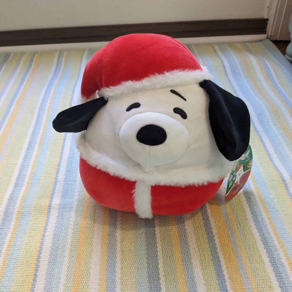 ⭐ NEW NWT Santa Snoopy Squishmallow